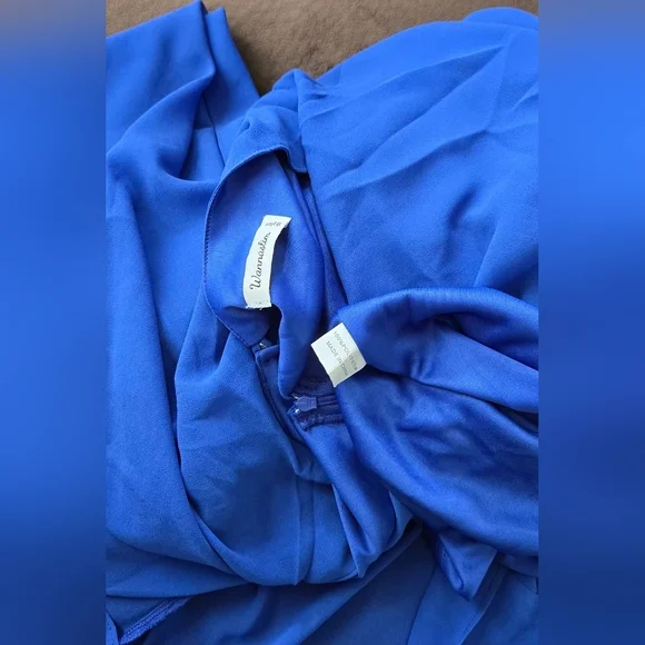 Women's Plus Size Blue Cape Dress #1179 NWOT - Picture 3 of 7